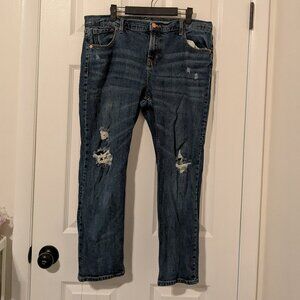 Old Navy boyfriend straight leg jeans size 14